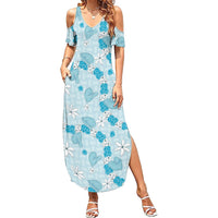 Hawaii Anthurium Tiare Pikake Lei Family Matching Summer Maxi Dress and Hawaiian Shirt UliUli Lauhala Art Pattern