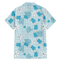 Hawaii Anthurium Tiare Pikake Lei Hawaiian Shirt UliUli Lauhala Art Pattern