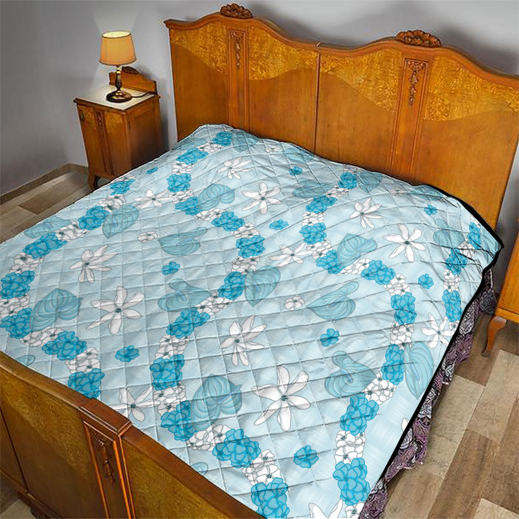 Hawaii Anthurium Tiare Pikake Lei Quilt UliUli Lauhala Art Pattern