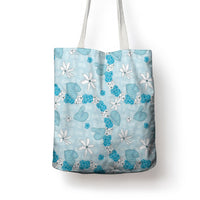 Hawaii Anthurium Tiare Pikake Lei Tote Bag UliUli Lauhala Art Pattern