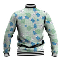 Hawaii Anthurium Tiare Pikake Lei Baseball Jacket Omaomao Lauhala Art Pattern