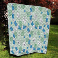 Hawaii Anthurium Tiare Pikake Lei Quilt Omaomao Lauhala Art Pattern