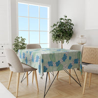 Hawaii Anthurium Tiare Pikake Lei Tablecloth Omaomao Lauhala Art Pattern