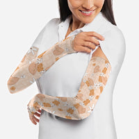 Hawaii Anthurium Tiare Pikake Lei Arm Sleeves Alani Lauhala Art Pattern