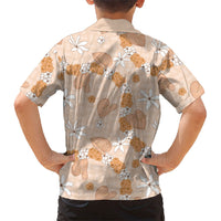 Hawaii Anthurium Tiare Pikake Lei Family Matching Short Sleeve Bodycon Dress and Hawaiian Shirt Alani Lauhala Art Pattern LT01 - Polynesian Pride