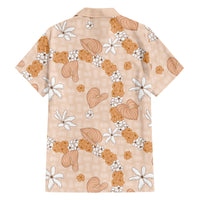 Hawaii Anthurium Tiare Pikake Lei Family Matching Summer Maxi Dress and Hawaiian Shirt Alani Lauhala Art Pattern LT01 - Polynesian Pride