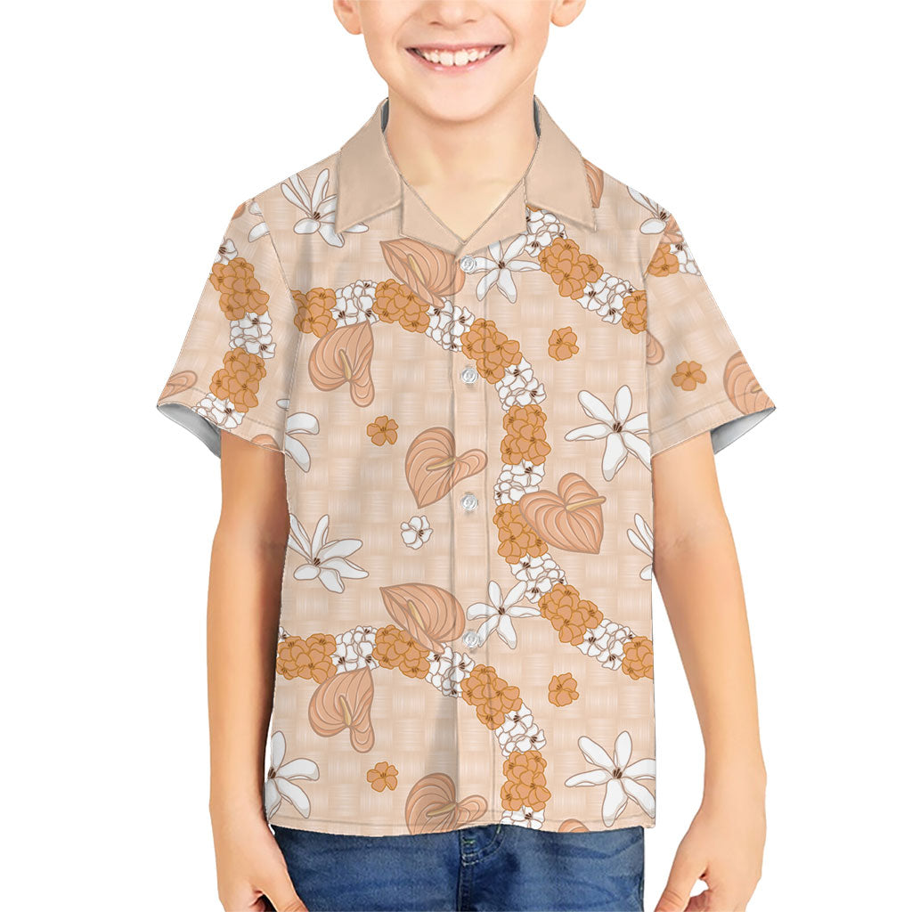 Hawaii Anthurium Tiare Pikake Lei Hawaiian Shirt Alani Lauhala Art Pattern