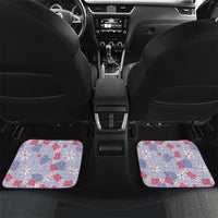 Hawaii Anthurium Tiare Pikake Lei Car Mats Poni Lauhala Art Pattern