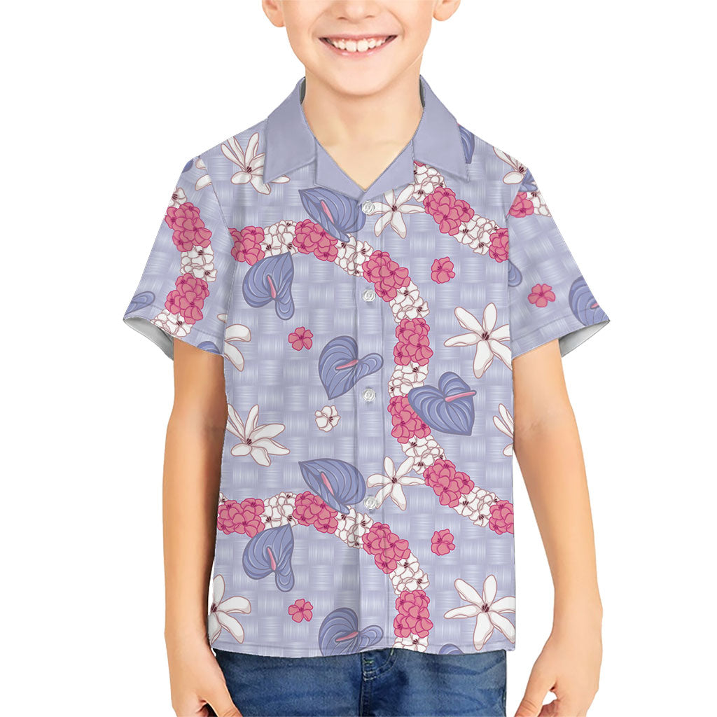 Hawaii Anthurium Tiare Pikake Lei Hawaiian Shirt Poni Lauhala Art Pattern