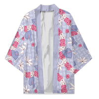 Hawaii Anthurium Tiare Pikake Lei Kimono Poni Lauhala Art Pattern