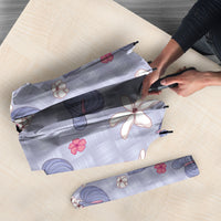 Hawaii Anthurium Tiare Pikake Lei Umbrella Poni Lauhala Art Pattern