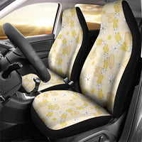 Hawaii Anthurium Tiare Pikake Lei Car Seat Cover Melemele Lauhala Art Pattern