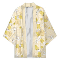 Hawaii Anthurium Tiare Pikake Lei Kimono Melemele Lauhala Art Pattern