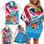 Fiji Day Family Matching Off Shoulder Short Dress and Hawaiian Shirt Fijian Hibiscus Special Version LT01 - Polynesian Pride