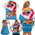 Fiji Day Family Matching Off Shoulder Short Dress and Hawaiian Shirt Fijian Hibiscus Special Version LT01 - Polynesian Pride