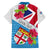 Personalised Fiji Day Family Matching Mermaid Dress and Hawaiian Shirt Fijian Hibiscus Special Version LT01 - Polynesian Pride