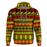 Custom Hawaii Christmas Hoodie Hawaiian Quilt Pattern Reggae Version LT01 Pullover Hoodie Art - Polynesian Pride
