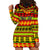 Custom Hawaii Christmas Hoodie Dress Hawaiian Quilt Pattern Reggae Version LT01 - Polynesian Pride