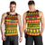 Custom Hawaii Christmas Men Tank Top Hawaiian Quilt Pattern Reggae Version LT01 - Polynesian Pride