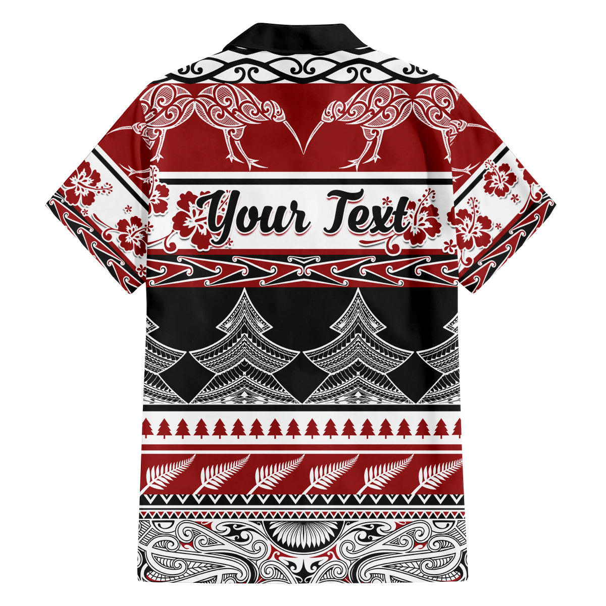 Custom New Zealand Christmas Family Matching Long Sleeve Bodycon Dress and Hawaiian Shirt Maori Meri Kirihimete Moko LT01 - Polynesian Pride