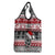 Custom New Zealand Christmas Grocery Bag Maori Meri Kirihimete Moko