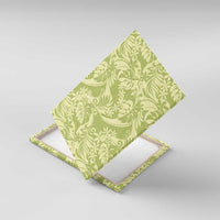 Tahiti Olive Tiare Floral Canvas Wall Art Monstera Palm Tropical Leaves - Polynesian Pride