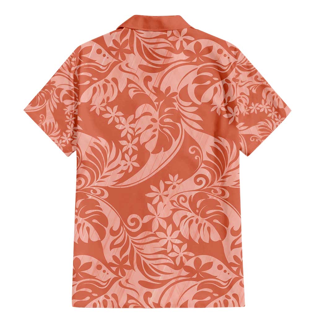 Tahiti Puatou Tiare Floral Family Matching Mermaid Dress and Hawaiian Shirt Monstera Palm Tropical Leaves - Polynesian Pride