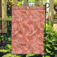 Tahiti Puatou Tiare Floral Garden Flag Monstera Palm Tropical Leaves - Polynesian Pride