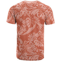 Tahiti Puatou Tiare Floral T Shirt Monstera Palm Tropical Leaves - Polynesian Pride