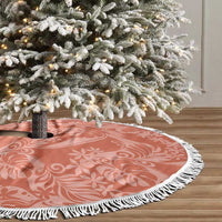 Tahiti Puatou Tiare Floral Tree Skirt Monstera Palm Tropical Leaves - Polynesian Pride
