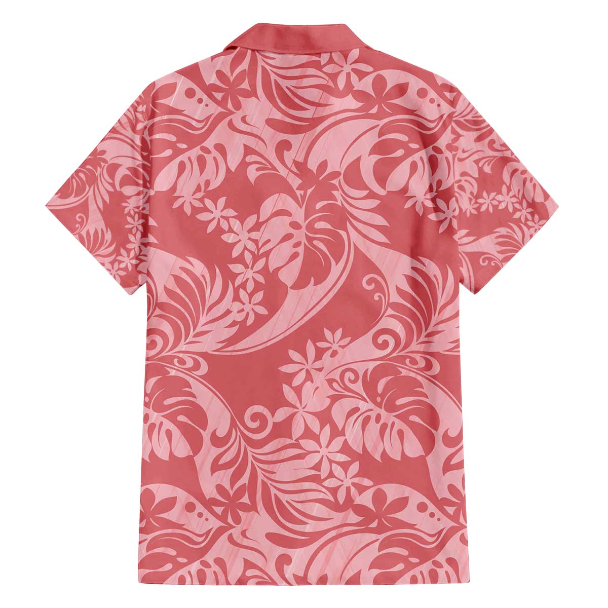 Tahiti Tarona Tiare Floral Family Matching Off The Shoulder Long Sleeve Dress and Hawaiian Shirt Monstera Palm Tropical Leaves - Polynesian Pride