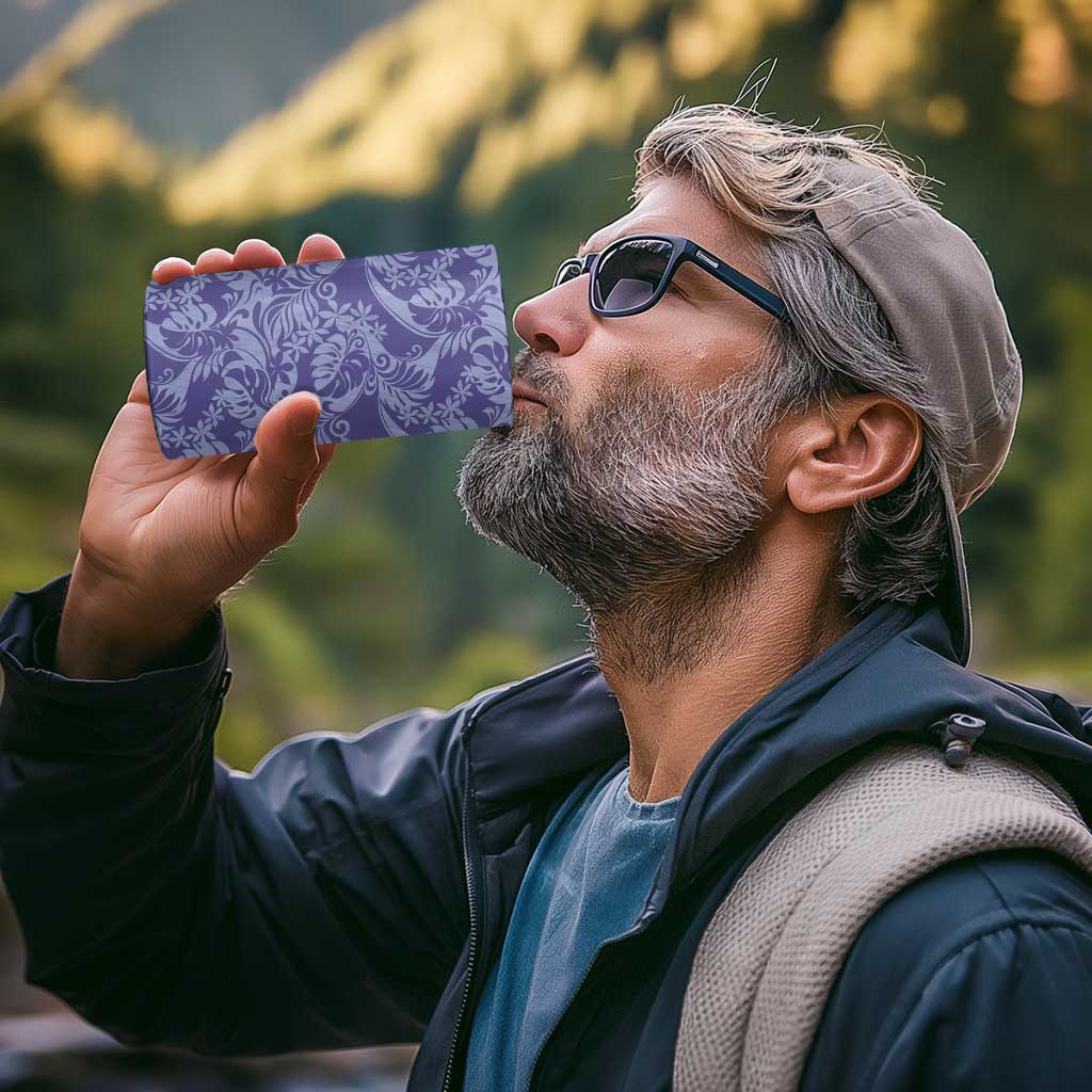 Tahiti Vareau Tiare Floral 4 in 1 Can Cooler Tumbler Monstera Palm Tropical Leaves - Polynesian Pride