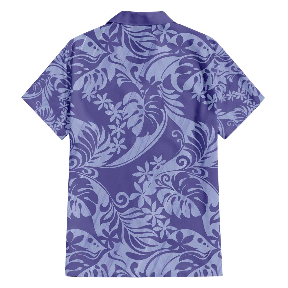 Tahiti Vareau Tiare Floral Family Matching Off The Shoulder Long Sleeve Dress and Hawaiian Shirt Monstera Palm Tropical Leaves - Polynesian Pride