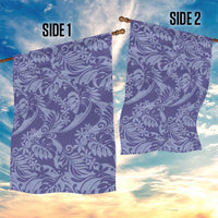 Tahiti Vareau Tiare Floral Garden Flag Monstera Palm Tropical Leaves - Polynesian Pride