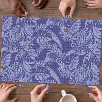 Tahiti Vareau Tiare Floral Puzzle Monstera Palm Tropical Leaves - Polynesian Pride