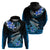 Hawaii Hoodie Polynesian Shark with Kakau Blue Version LT01 - Polynesian Pride