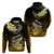 Hawaii Hoodie Polynesian Shark with Kakau Gold Version LT01 - Polynesian Pride