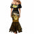 Hawaii Mermaid Dress Polynesian Shark with Kakau Gold Version LT01 - Polynesian Pride