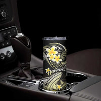 Hawaii Skinny Tumbler Polynesian Shark with Kakau Gold Version