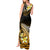 Hawaii Tank Maxi Dress Polynesian Shark with Kakau Gold Version LT01 - Polynesian Pride