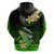 Hawaii Hoodie Polynesian Shark with Kakau Green Version LT01 - Polynesian Pride