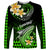 Hawaii Long Sleeve Shirt Polynesian Shark with Kakau Green Version LT01 Unisex Green - Polynesian Pride