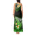 Hawaii Tank Maxi Dress Polynesian Shark with Kakau Green Version LT01 - Polynesian Pride