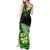 Hawaii Tank Maxi Dress Polynesian Shark with Kakau Green Version LT01 - Polynesian Pride