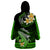 Hawaii Wearable Blanket Hoodie Polynesian Shark with Kakau Green Version LT01 - Polynesian Pride