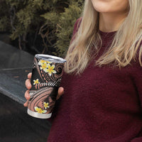 Hawaii Tumbler Cup Polynesian Shark with Kakau Orange Version