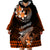 Hawaii Wearable Blanket Hoodie Polynesian Shark with Kakau Orange Version LT01 - Polynesian Pride