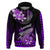 Hawaii Hoodie Polynesian Shark with Kakau Purple Version LT01 Pullover Hoodie Purple - Polynesian Pride