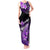 Hawaii Tank Maxi Dress Polynesian Shark with Kakau Purple Version LT01 Women Purple - Polynesian Pride