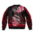 Hawaii Bomber Jacket Polynesian Shark with Kakau Red Version LT01 - Polynesian Pride